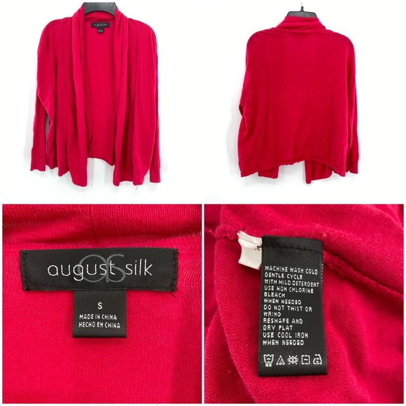 6 Piece Bundle Sweaters Cardigans Open Front All Size Small Variety of Colors - Picture 9 of 11